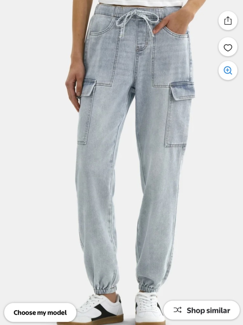 No Boundaries Cargo Jogger Jeans